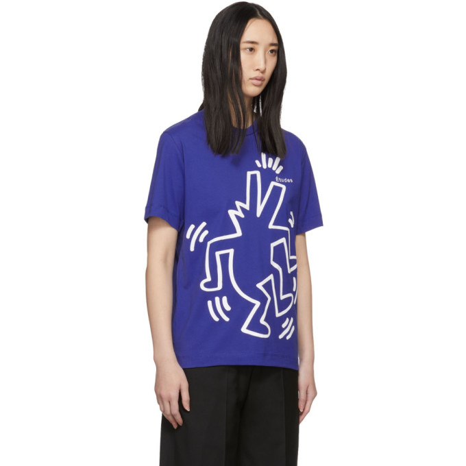 ETUDES STUDIO ETUDES BLUE KEITH HARING EDITION WONDER T-SHIRT