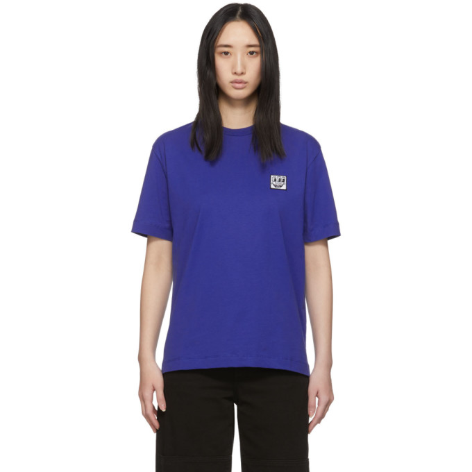 ETUDES STUDIO ETUDES BLUE KEITH HARING EDITION WONDER PATCH T-SHIRT