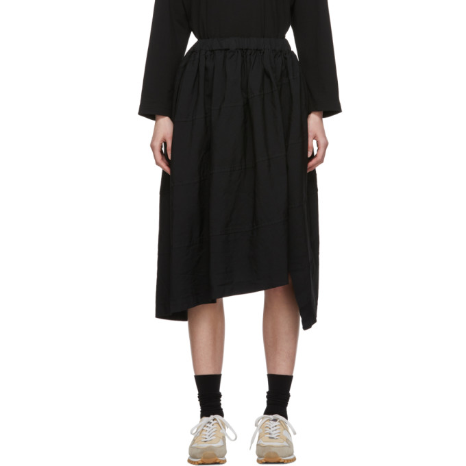 COMME DES GARÇONS COMME DES GARÇONS COMME DES GARCONS COMME DES GARCONS BLACK DIAGONAL STITCH SKIRT