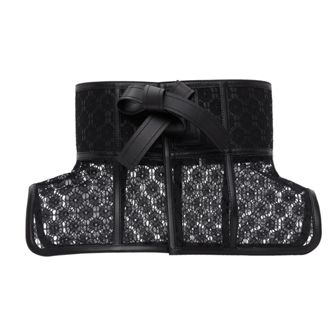 LOEWE LOEWE BLACK LACE OBI BELT
