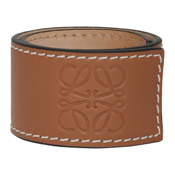 LOEWE LOEWE TAN SLAP BRACELET