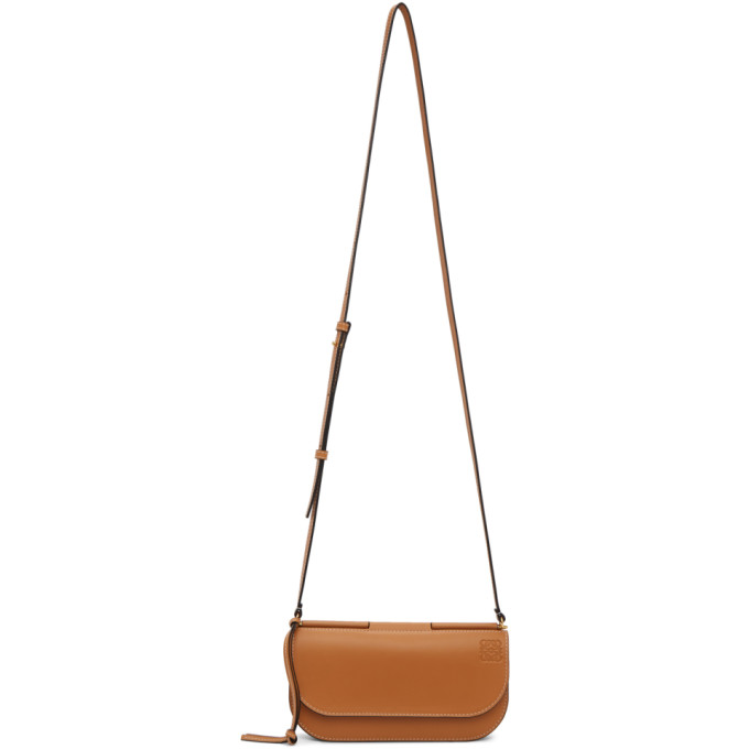 Loewe Gate Pochette Leather Bag In Brown | ModeSens