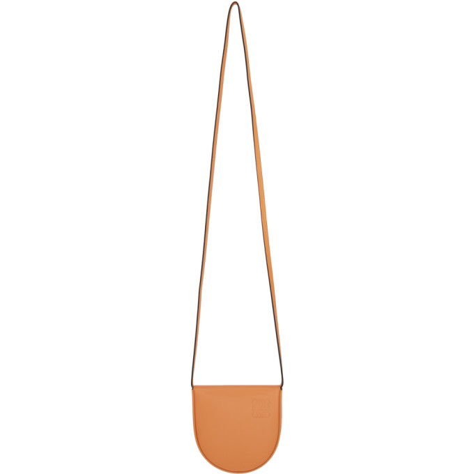 Loewe Orange Small Heel Pouch