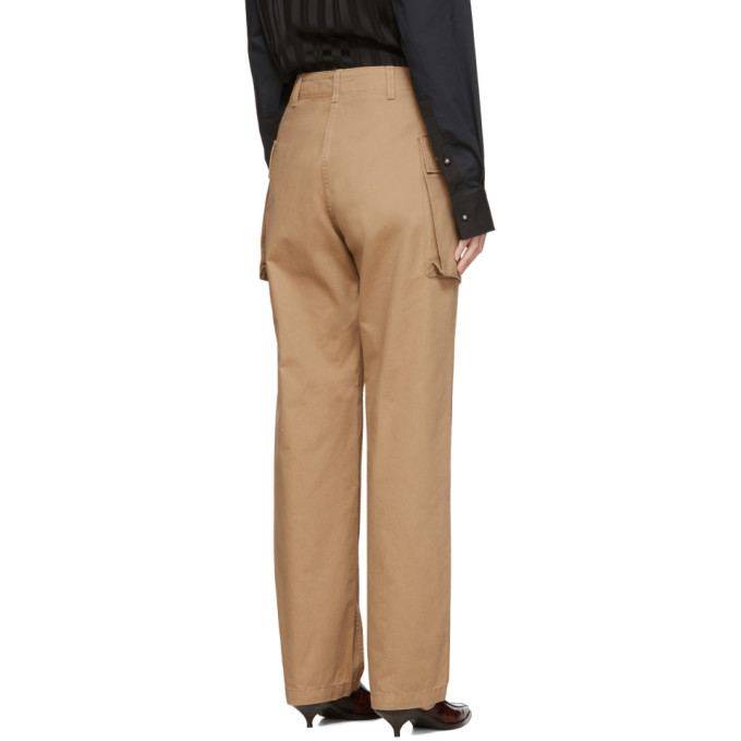 LOEWE LOEWE BEIGE CARGO TROUSERS