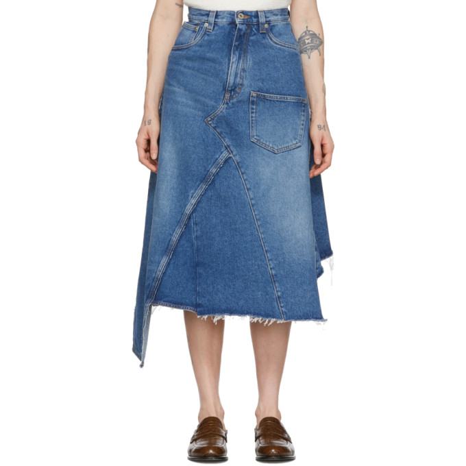 LOEWE BLUE DENIM SKIRT