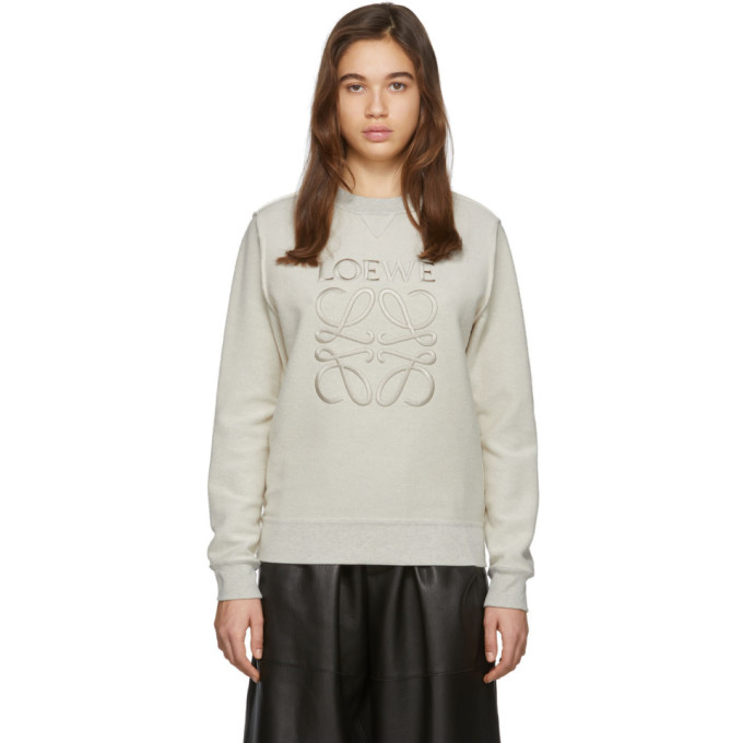 LOEWE LOEWE OFF-WHITE ANAGRAM SWEATSHIRT