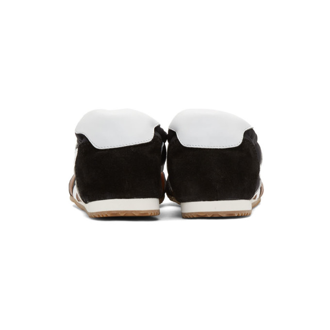 LOEWE BLACK & BROWN BALLET RUNNER SNEAKERS