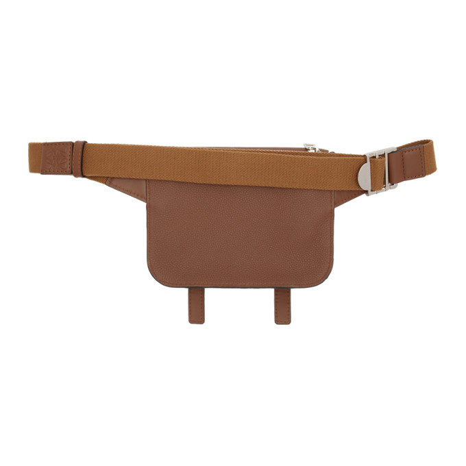 LOEWE LOEWE BROWN MILITARY BUM BAG