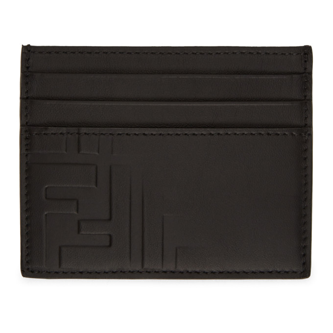 Fendi Black Forever Fendi Fade Card Holder