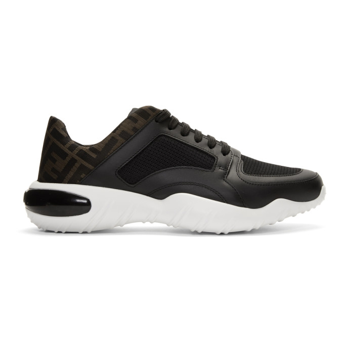 Fendi Black Mesh Forever Fendi Sneakers 
