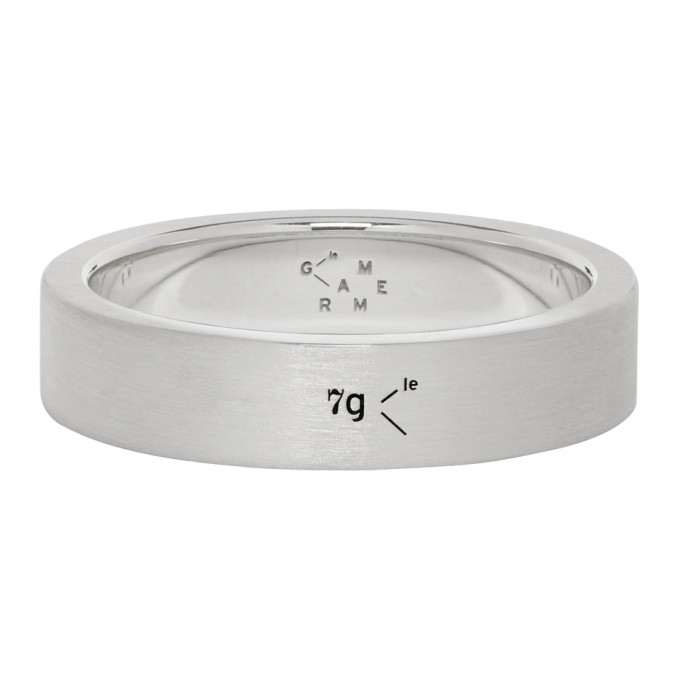 LE GRAMME LE GRAMME SILVER BRUSHED LE 7 GRAMMES RIBBON RING