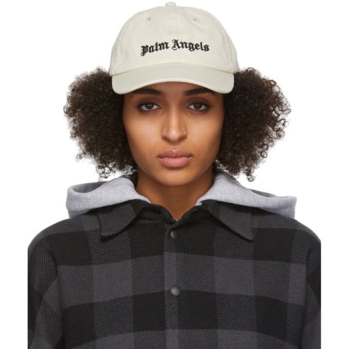 PALM ANGELS Off-White Classic Logo Cap