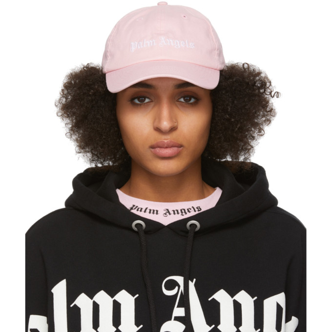 PALM ANGELS PALM ANGELS PINK CLASSIC LOGO CAP