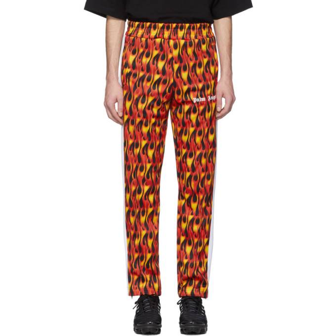 VILA Trousers  flame scarletred  Zalandode