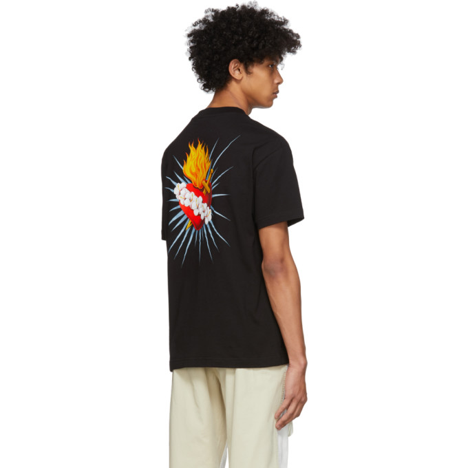 Palm Angels Sacred Heart Print T-shirt - Farfetch