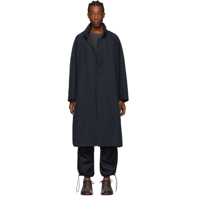 Issey Miyake Homme Plisse  Black Light Coat In 15 Black