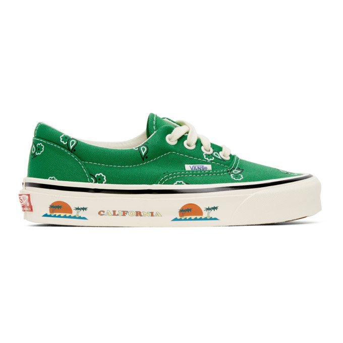 green bandana vans
