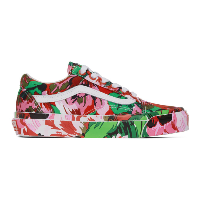 Vans Old Skool KENZO Floral Red White (2020) - VN0A4P3X02G