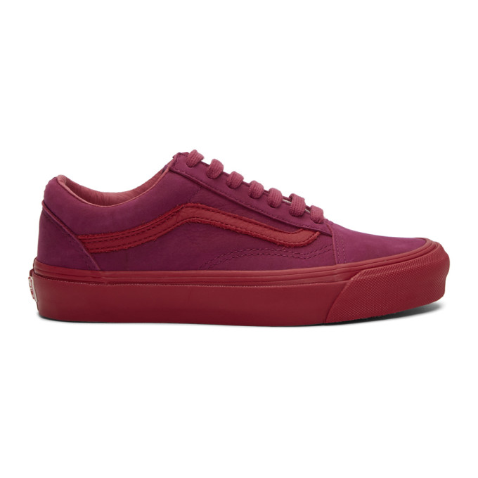 Vans Pink Nubuck Old Skool LX Sneakers - VN0A4P3XTLW