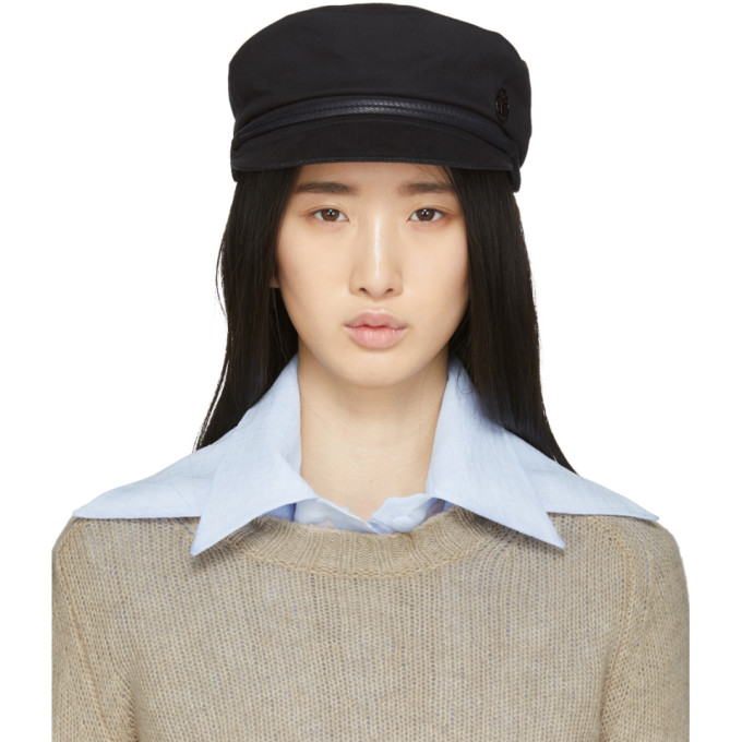 Maison Michel Black New Abby Cap