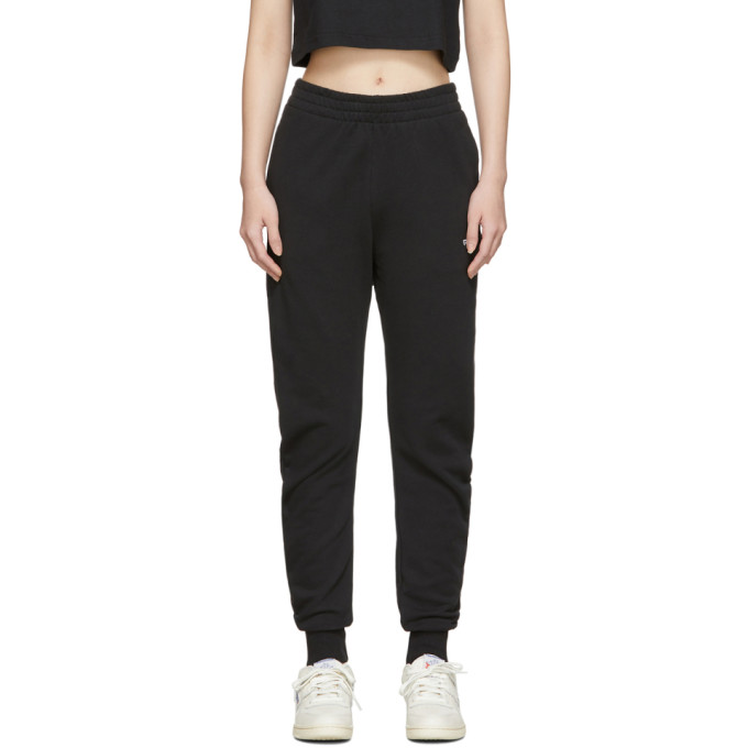 REEBOK REEBOK CLASSICS BLACK VECTOR LOUNGE PANTS