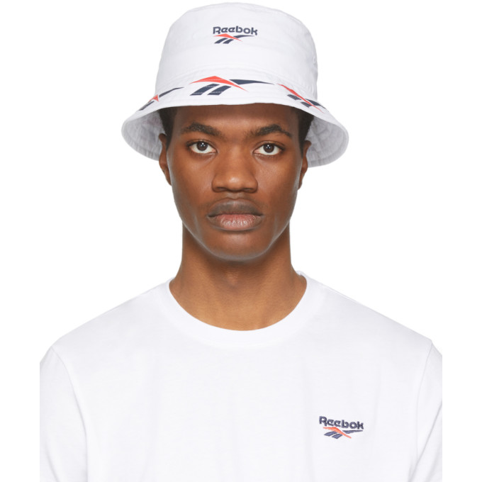 Reebok Classics White CL Classic Bucket Hat