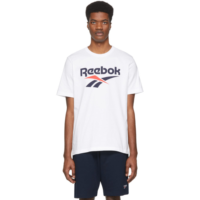 REEBOK REEBOK CLASSICS WHITE CLASSIC LOGO T-SHIRT