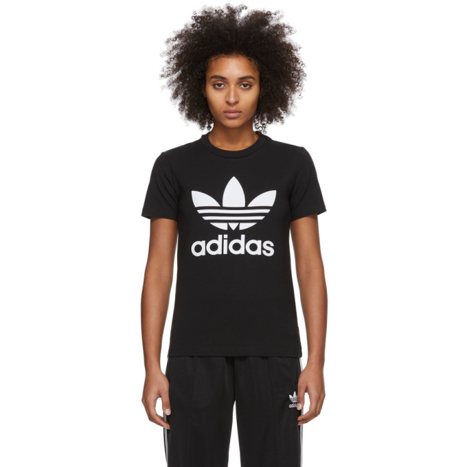 adidas Originals Black Trefoil T Shirt