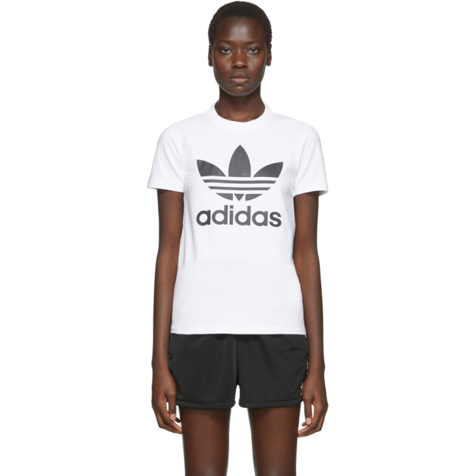 ADIDAS ORIGINALS ADIDAS ORIGINALS 白色 TREFOIL T 恤