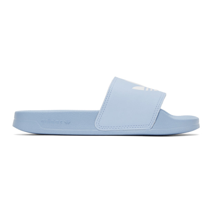 adilette lite slides periwinkle