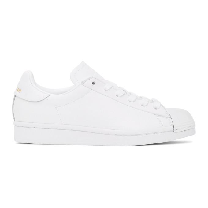 ADIDAS ORIGINALS WHITE SUPERSTAR PURE SNEAKERS