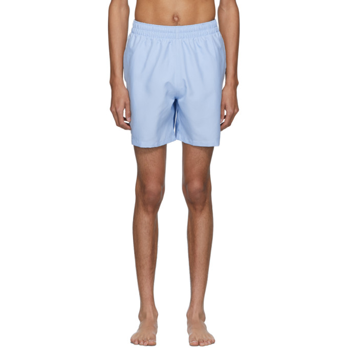 ADIDAS ORIGINALS ADIDAS ORIGINALS BLUE 3-STRIPE SWIM SHORTS