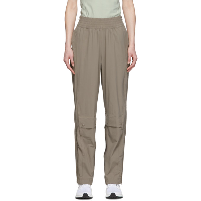 ADIDAS BY STELLA MCCARTNEY ADIDAS BY STELLA MCCARTNEY BROWN PERFORMANCE TRACK PANTS