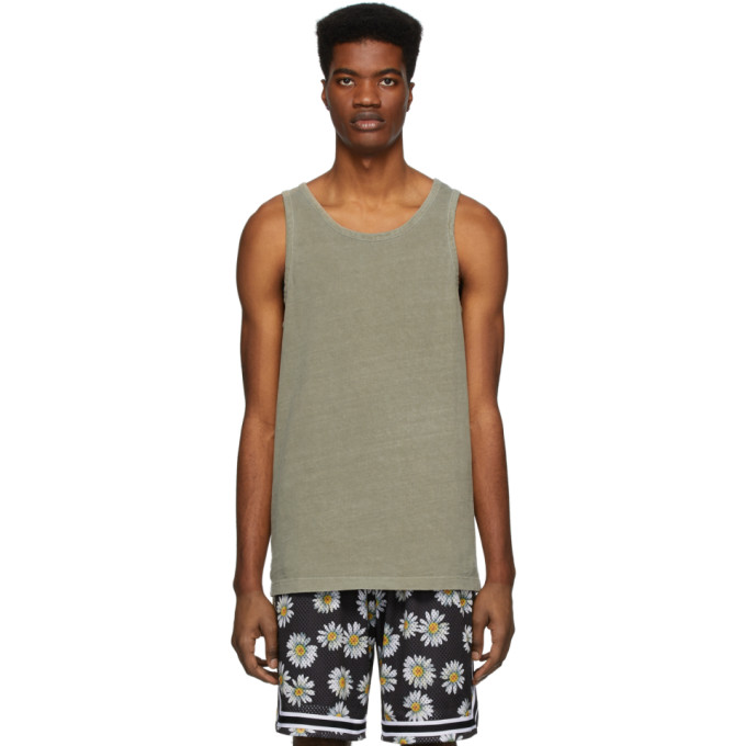 JOHN ELLIOTT JOHN ELLIOTT GREEN RUGBY TANK TOP