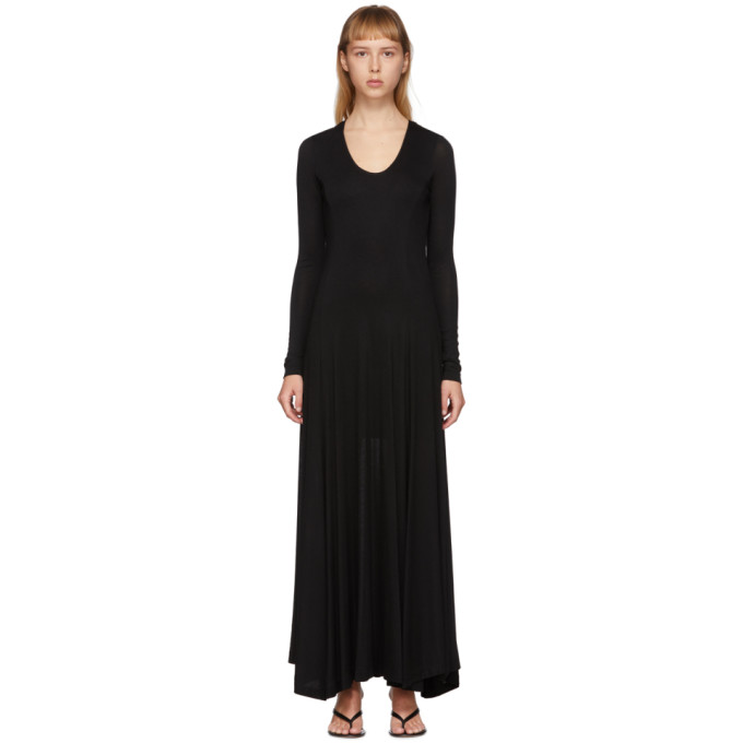 TOTÊME TOTEME BLACK TAVIRA DRESS