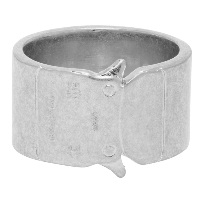 1017 ALYX 9SM Silver Buckle Ring