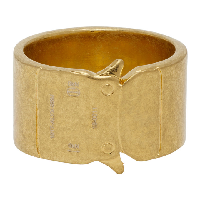 1017 ALYX 9SM Gold Buckle Ring