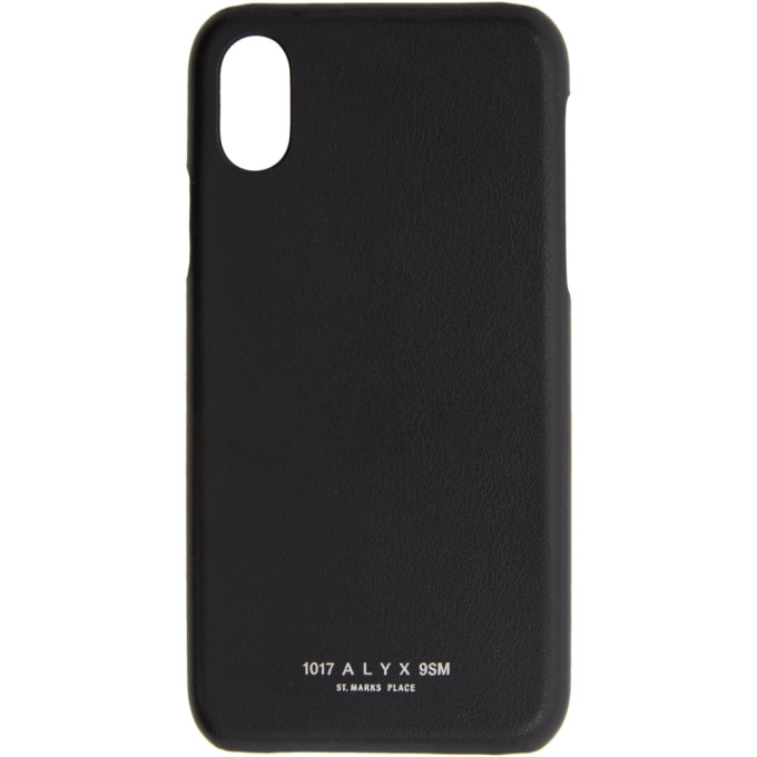 ALYX 1017 ALYX 9SM BLACK IPHONE X CASE