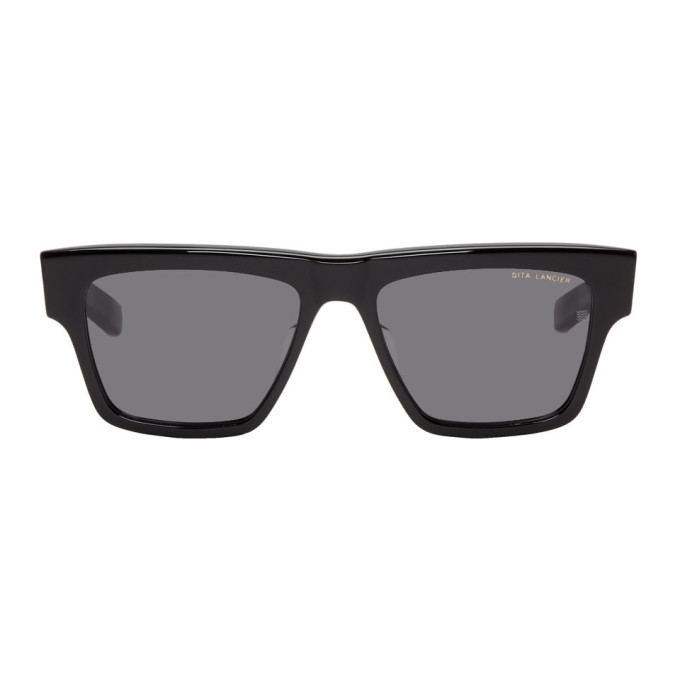 Dita Black Lancier Lsa-701 Sunglasses In Blkgungrypo