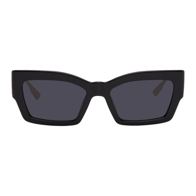 Dior Black Catstyle2 Sunglasses In 0807 Black Modesens