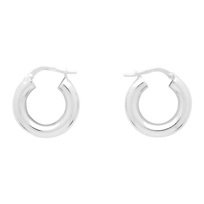 BOTTEGA VENETA SILVER STERLING EARRINGS