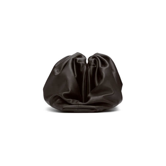BOTTEGA VENETA BOTTEGA VENETA BROWN THE POUCH CLUTCH
