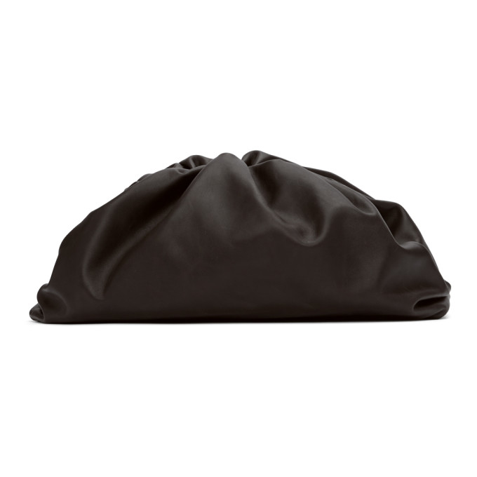 BOTTEGA VENETA BOTTEGA VENETA BROWN THE POUCH CLUTCH