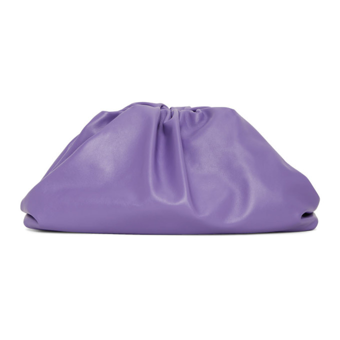 BOTTEGA VENETA BOTTEGA VENETA PURPLE THE POUCH CLUTCH