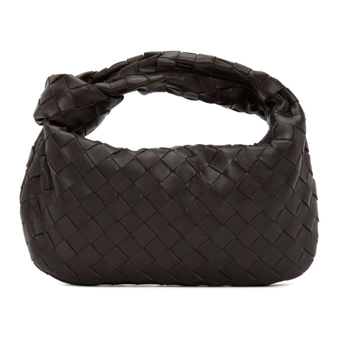 Bottega Veneta Brown Mini Intrecciato Jodie Bag In 2127 Fonden