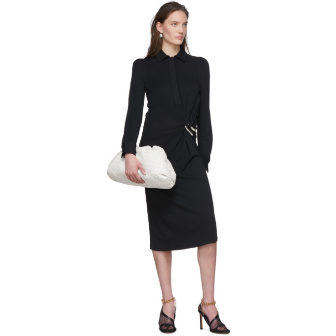 BOTTEGA VENETA Black Mesh Stretch Pumps