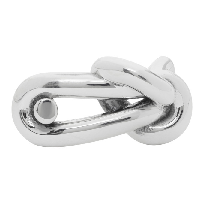 BOTTEGA VENETA BOTTEGA VENETA SILVER KNOT RING