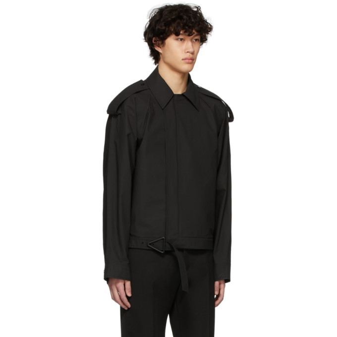BOTTEGA VENETA Grey Coated Jacket