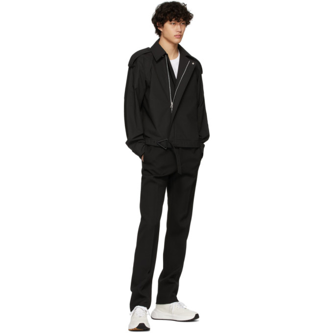 BOTTEGA VENETA Grey Coated Jacket