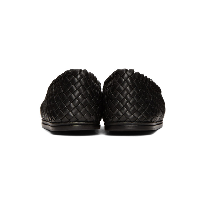BOTTEGA VENETA BOTTEGA VENETA BLACK INTRECCIATO TUBOLARE LOAFERS